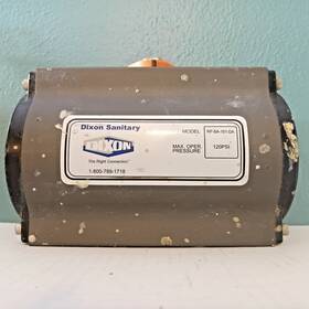 Dixon Sanitary Rp-ba-101-da Pneumatic Rotary Actuator 120 Psi