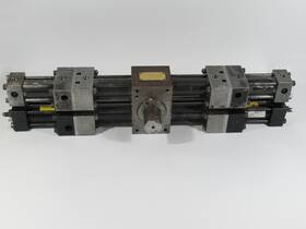 Parker Htr10-090-1809c-px12vvc186 Double Rack Hydraulic Rotary Actuator Used