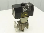 Keystone 020-790-300 Pneumatic Actuator W/ Ktm Ball Valve 1.5"FLANGED Stainless. Fixed Price $229.99.